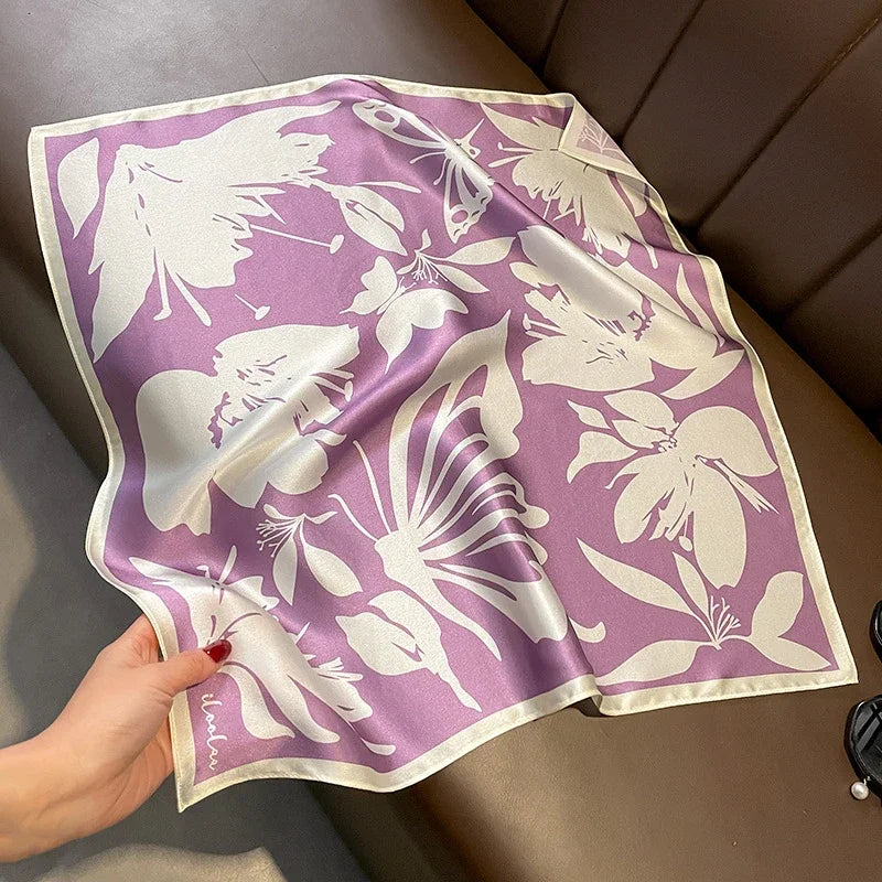 Carré en soie- Foulard élégant
