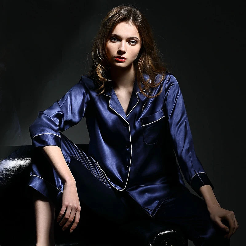 Pyjama en soie femme
