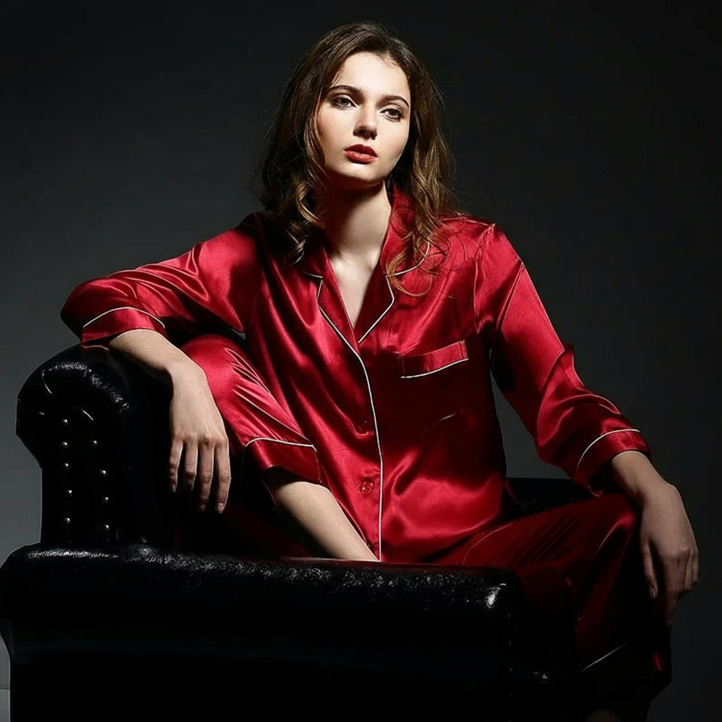 Pyjama en soie femme