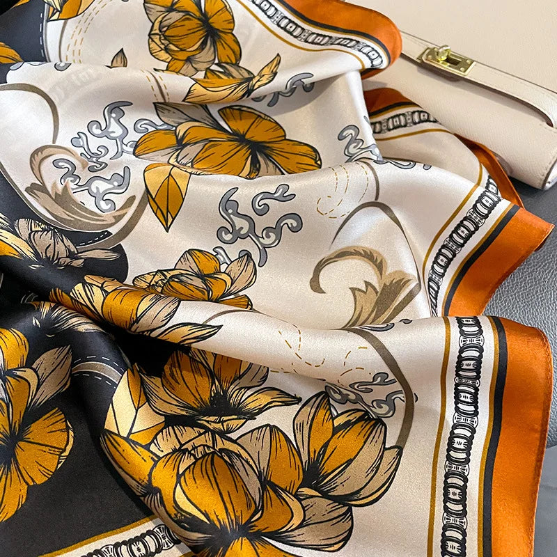 Carré en soie - Foulard élégant