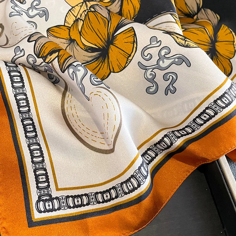 Carré en soie - Foulard élégant