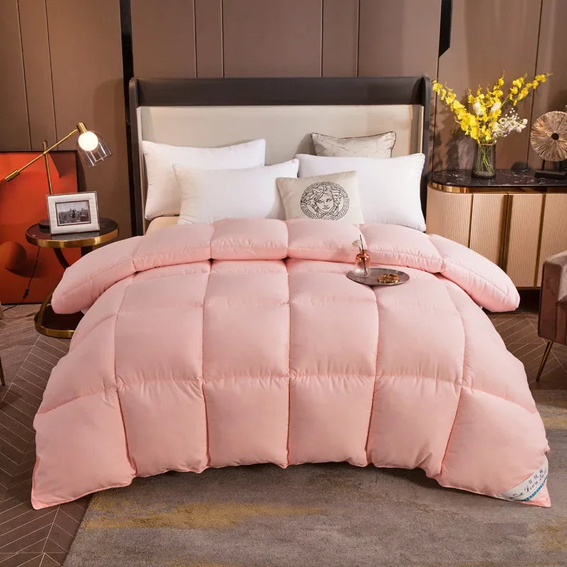 Couette en Duvet d'oie 95% plusieurs rose