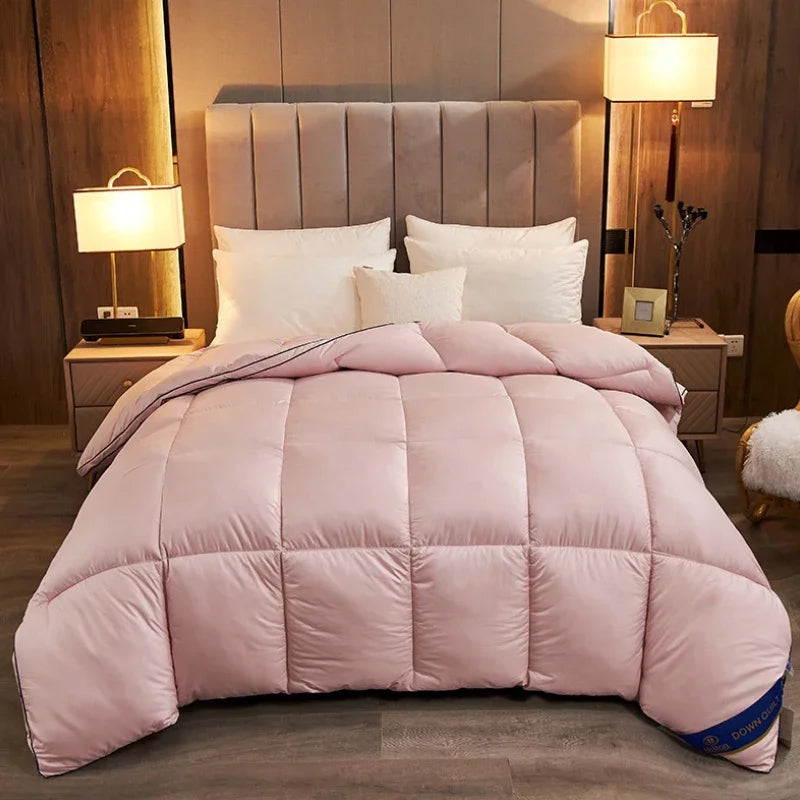 Couette en Duvet d'oie 95% plusieurs rose