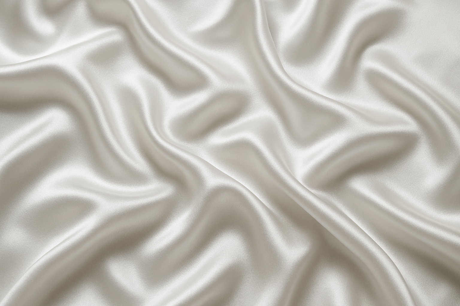 drap en soie brillante blanc