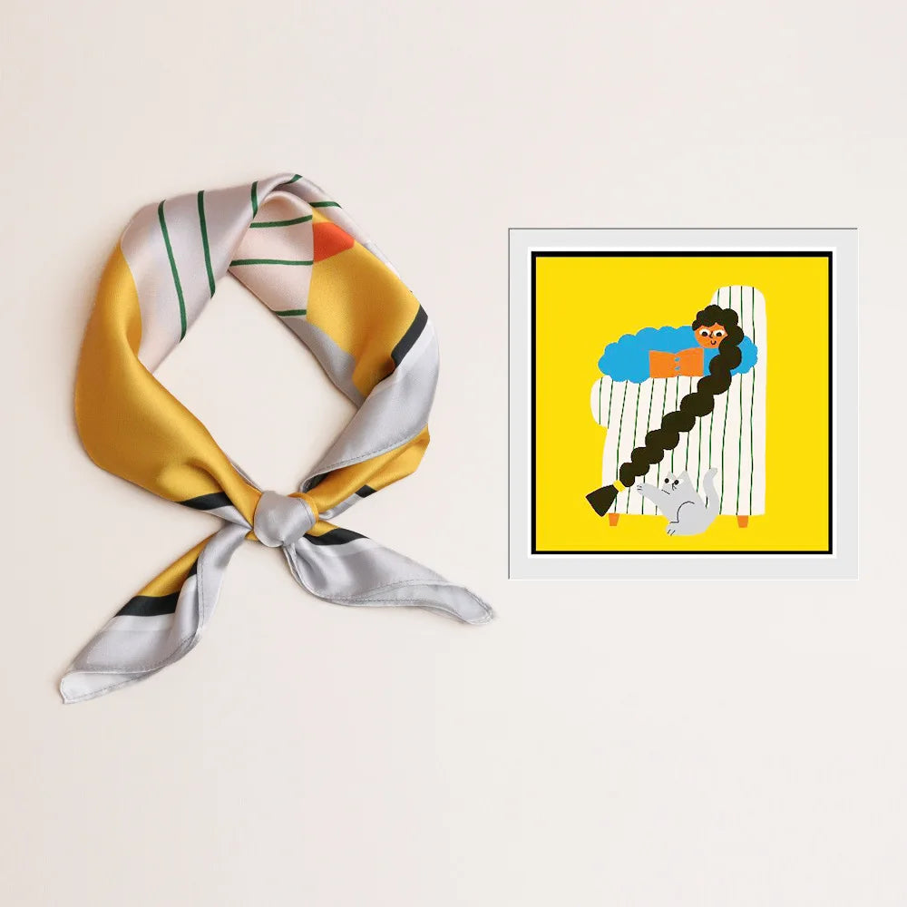 Foulard et carré en soie