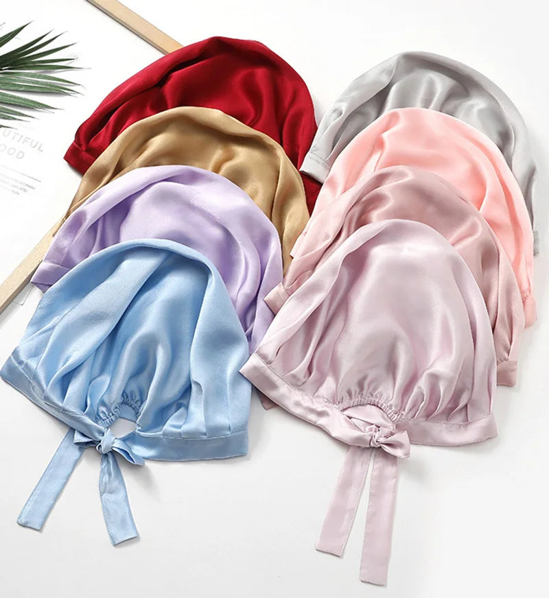 Bonnet en soie 16 Momme – coupe et finition soyeuse