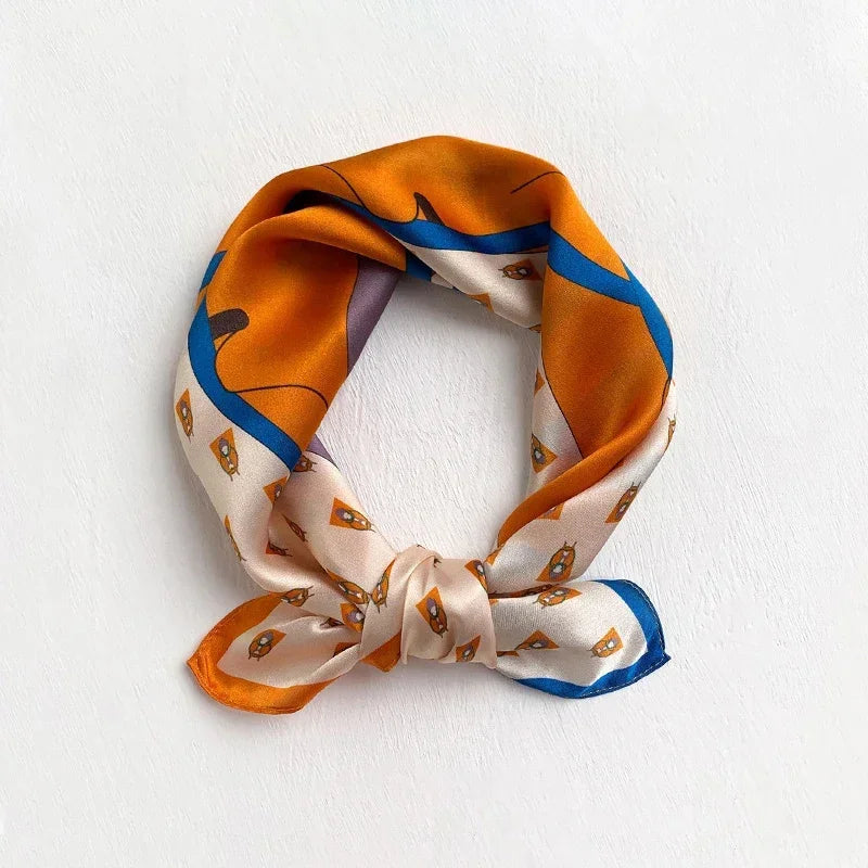 Carré en soie- Foulard élégant