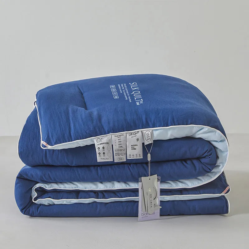 Couette en soie 4 saisons