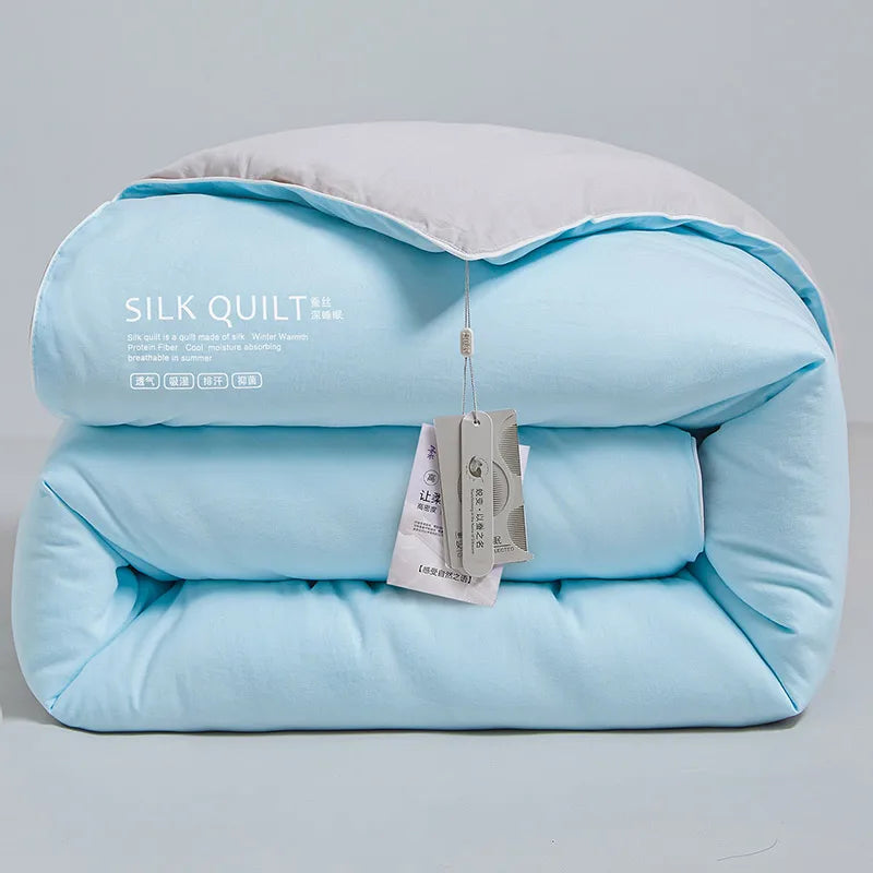 Couette en soie 4 saisons