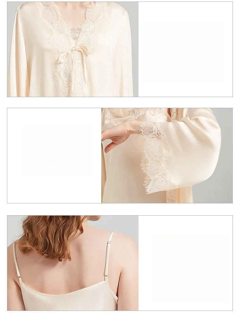 Détail tissu en soie Mulberry – texture douce et luxe. blanc creme