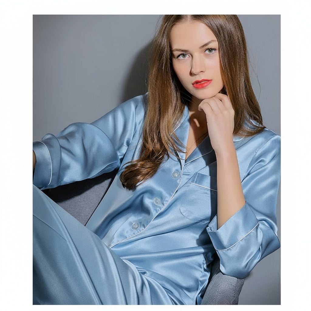 Pyjama en soie femme
