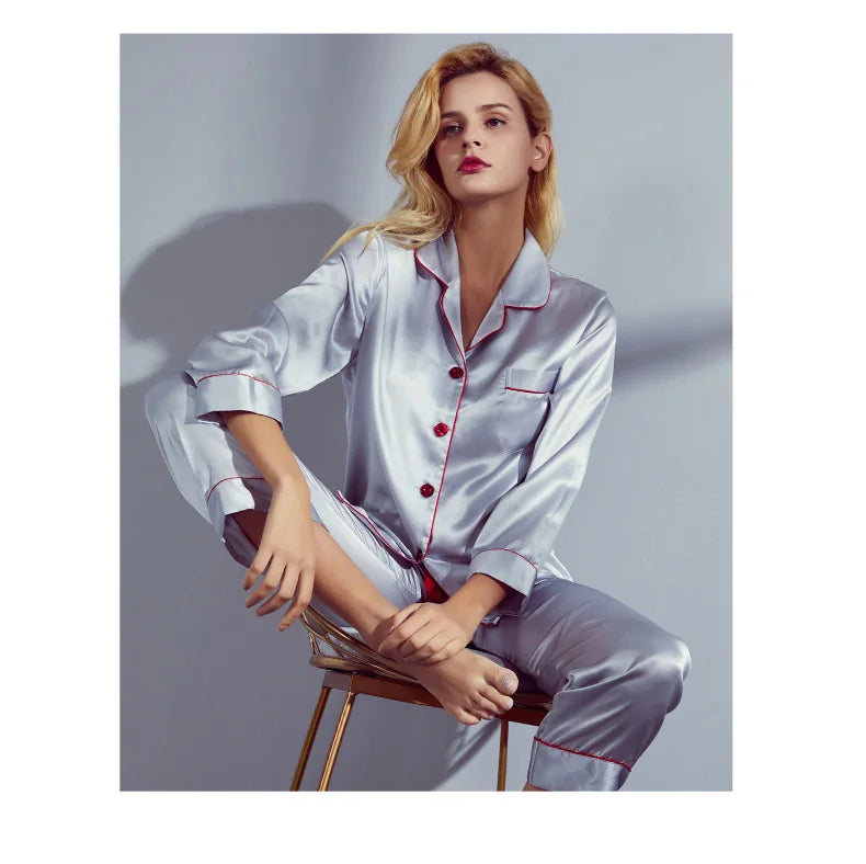 Pyjama en soie femme