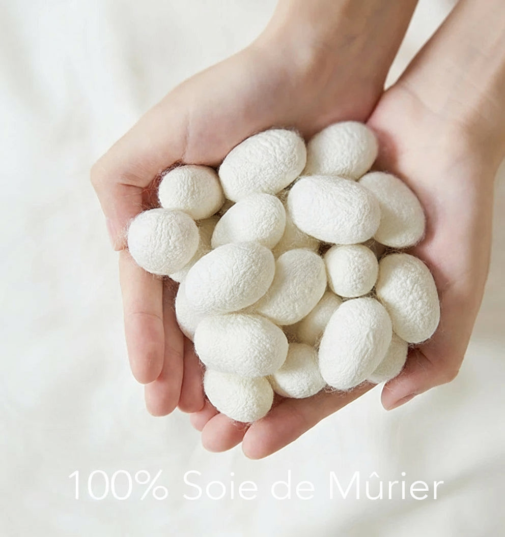Bonnet en Soie Court 16 momme