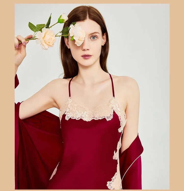 bridal sleepwear haut de gamme ROUGE