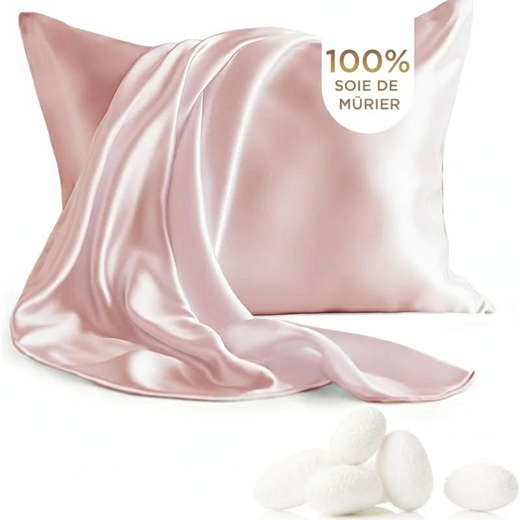 Découvrez notre taie d’oreiller en soie de mûrier naturelle 23 momme, un véritable soin de beauté pour la peau et les cheveux.
Douce, lisse et luxueuse, cette taie en soie prévient les rides, limite les frisottis et régule la température pour un sommeil parfait.
Un cadeau idéal pour femme ou homme, parfait pour un anniversaire, Noël ou un mariage. Offrez le confort absolu et l’élégance intemporelle de la soie naturelle. ROSE PALE