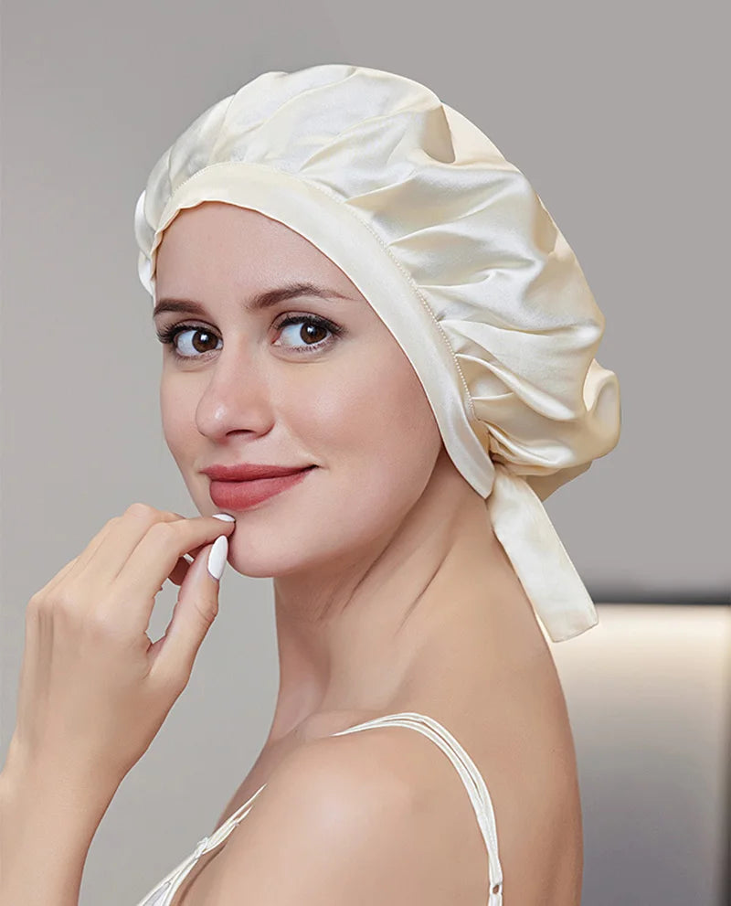 Bonnet en Soie Court 16 momme