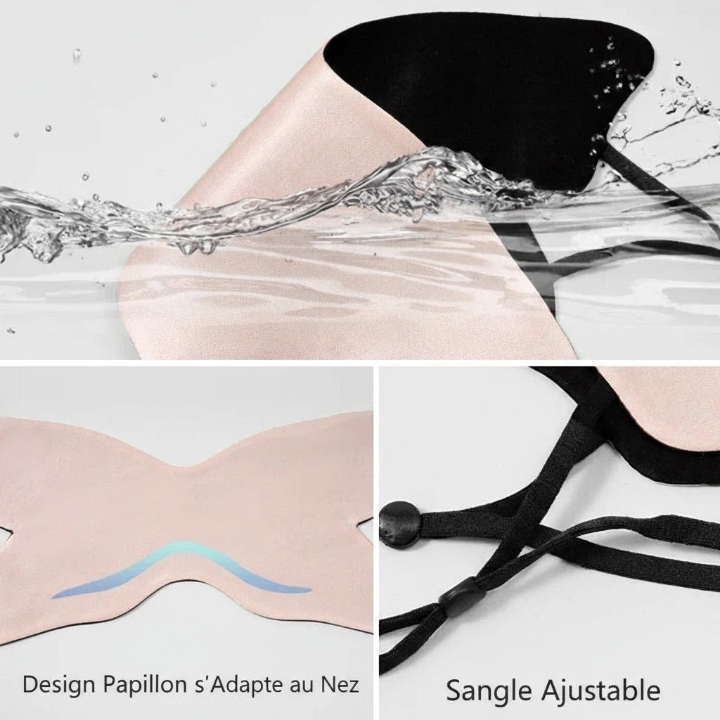 Masque de sommeil soie Papillon