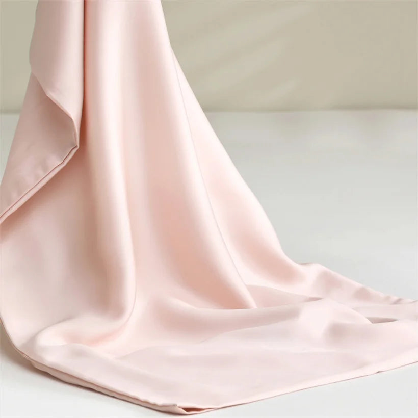 Taies d’oreiller en soie, couleur, sable, texture, hautement, douce, confortable, essence et soie