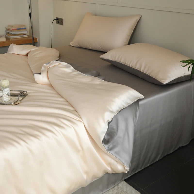 Découvrez l’élégance pure avec notre taie d’oreiller en soie de mûrier.
Naturelle, hypoallergénique et anti-âge, elle sublime vos nuits.
Un cadeau de choix pour un mariage, Noël ou un anniversaire. crème et gris