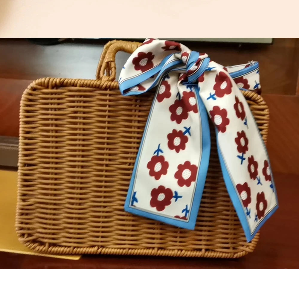 Foulard en soie accessoire beauté Gamme fleur