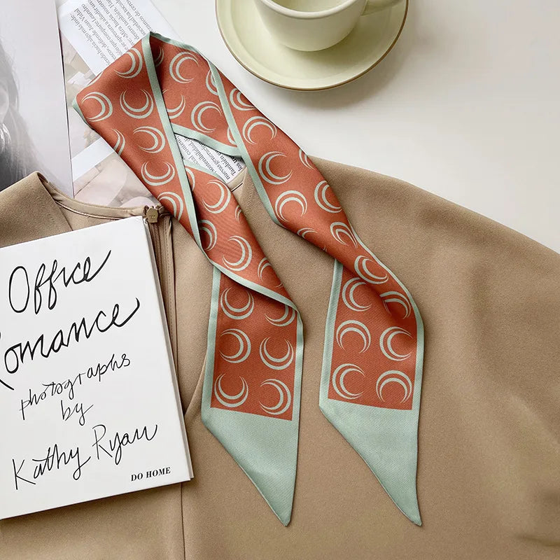 Foulard en soie accessoire beauté Gamme acidulé