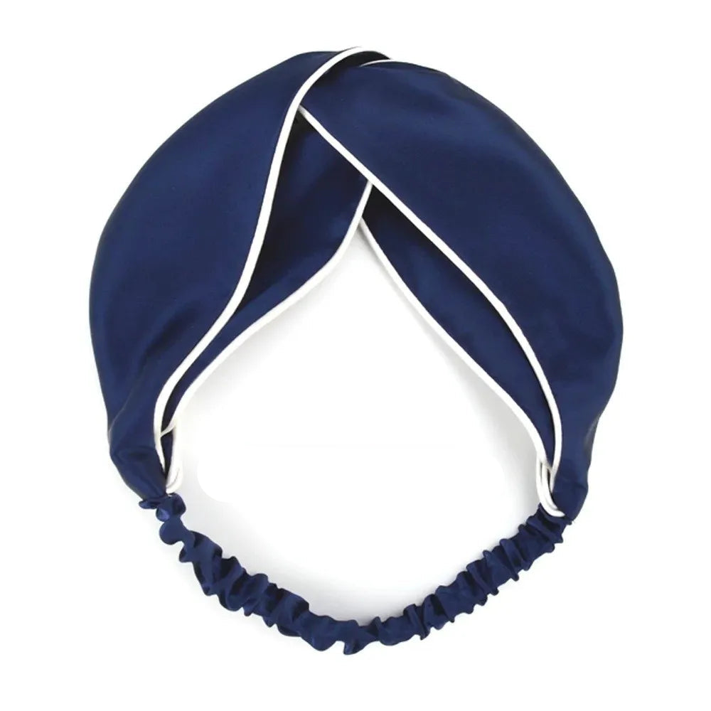 Bandeau en soie large-Rétro