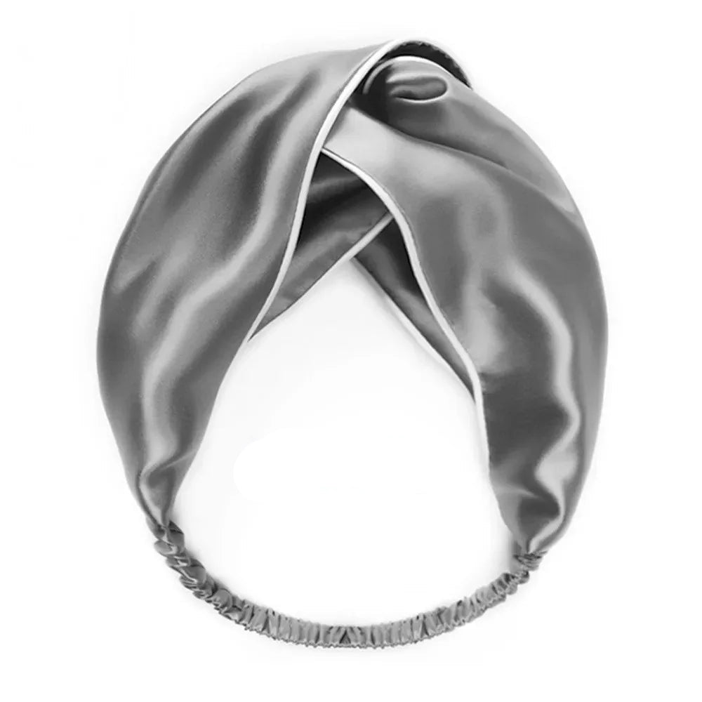 Bandeau en soie large-Rétro