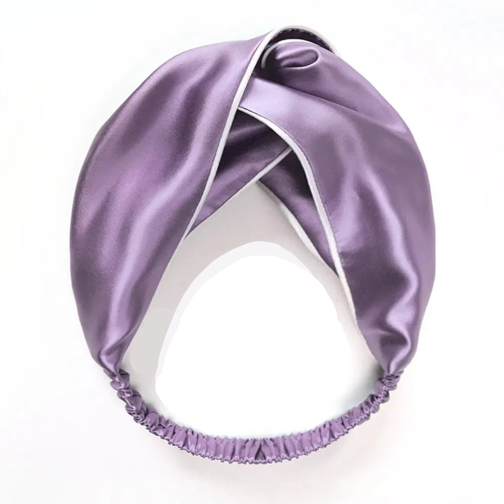 Bandeau en soie large-Rétro