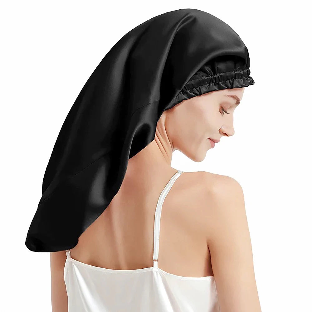 Détail bonnet en soie 19 Momme – elastique