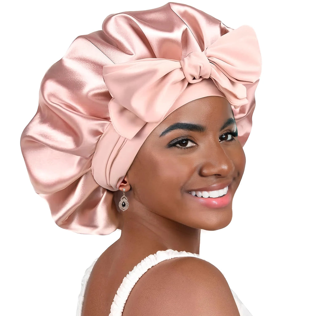 Bonnet soie 19 Momme certifié Oeko-Tex – rose