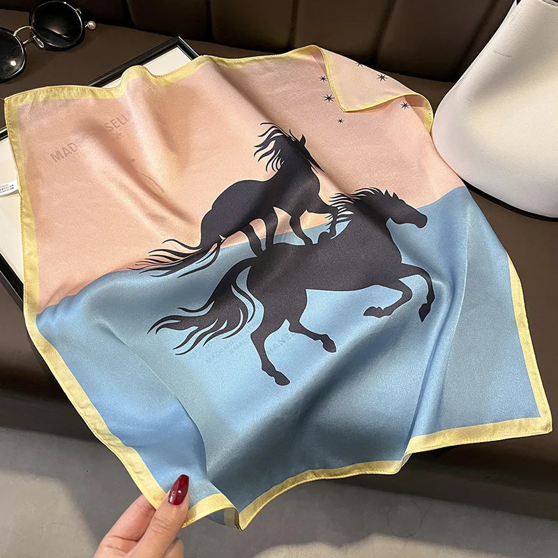 Carré en soie- Foulard élégant