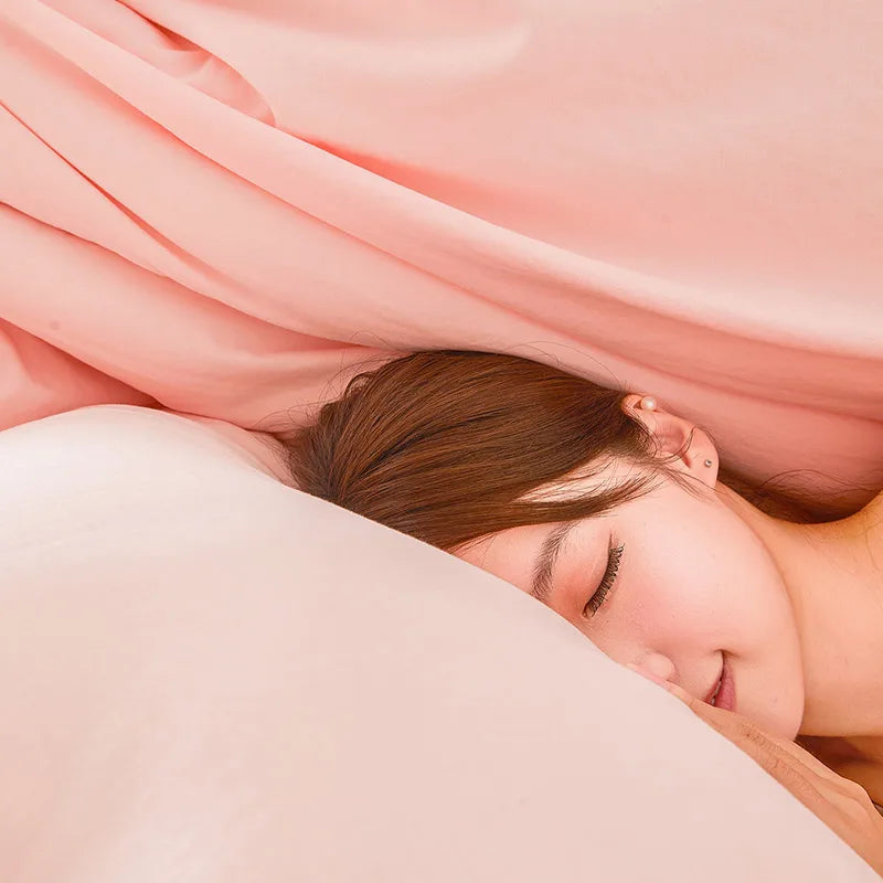 Détails des coutures premium de la couette rose