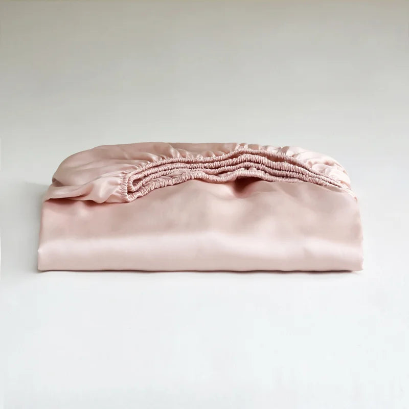 Drap housse en soie pour chambre chic et moderne ROSE