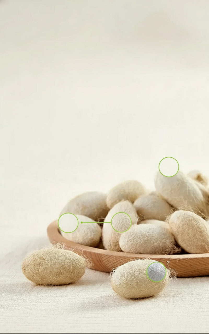 Durabilité de la soie Tussah naturelle