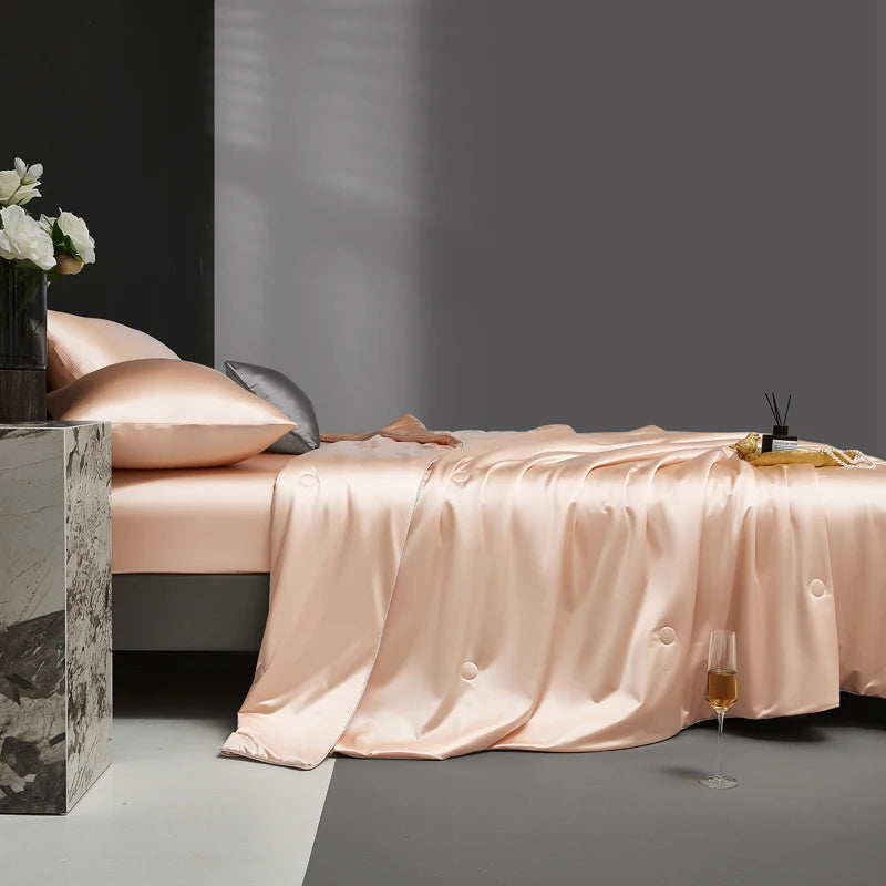 Conseils d’entretien pour couette en soie naturelle peche 