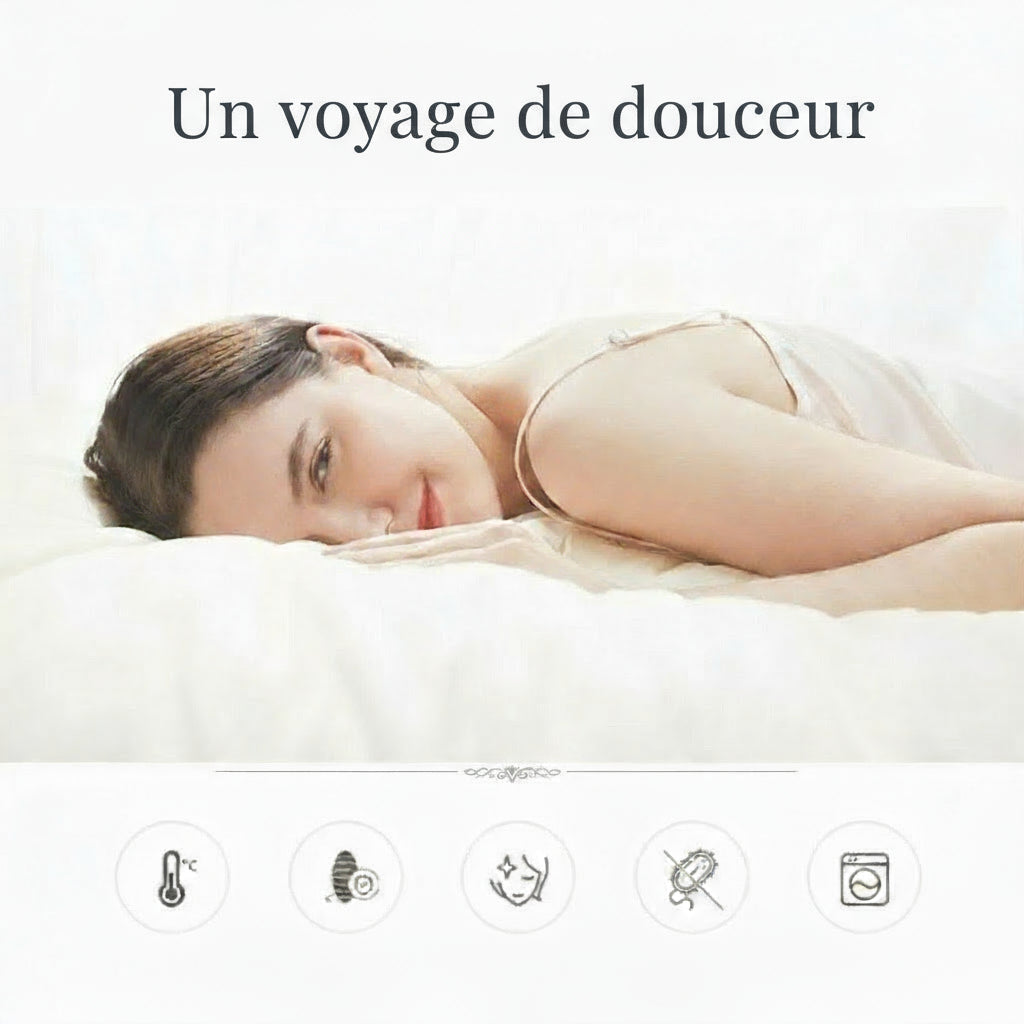 Parure de lit en soie 25 Momme Lofuka