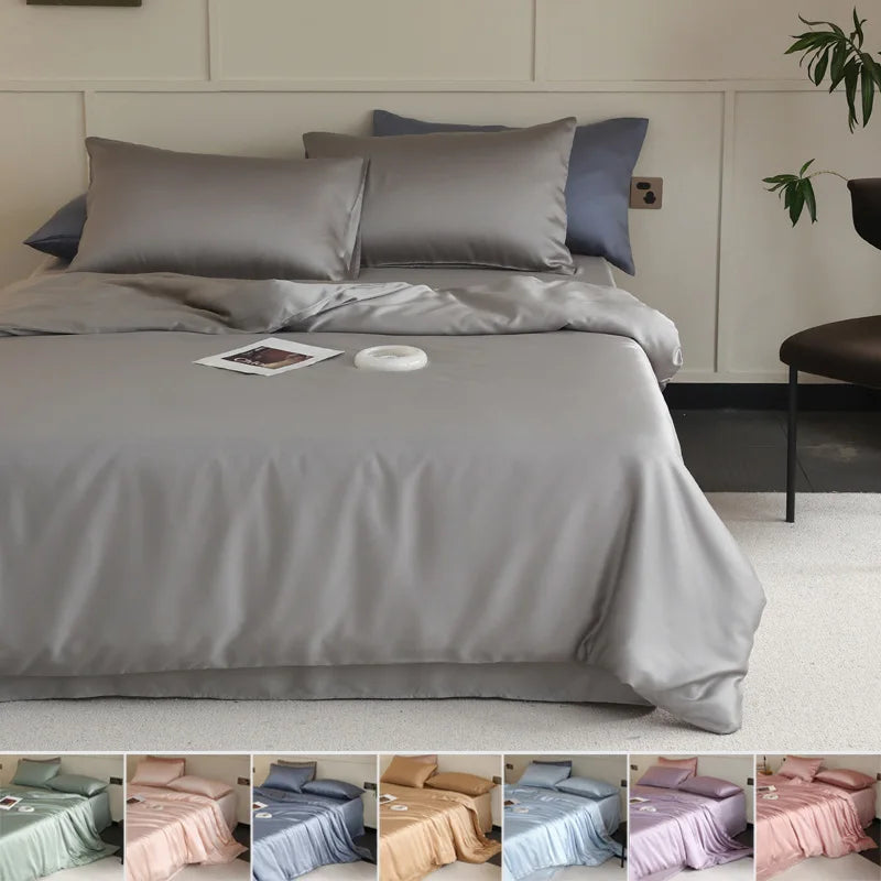 housse de couette en soie de mûrier eoko tex multiple couleur 