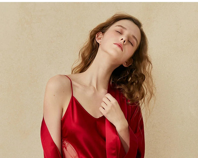 peignoir kimono en soie haut de gamme