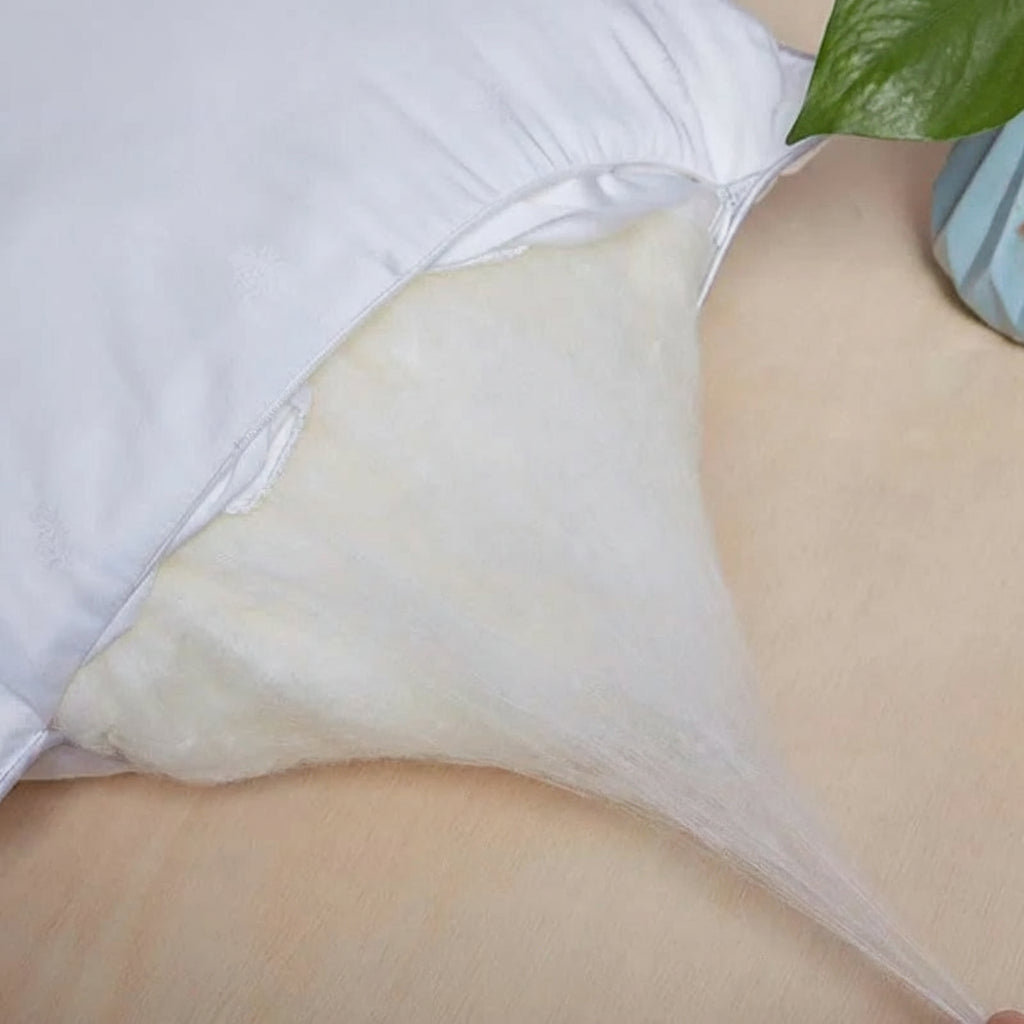 Oreiller en soie pour soutien de la nuque et sommeil sain