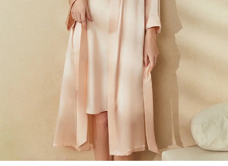 Kimono soie pour détente