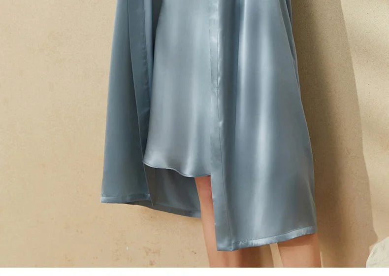 peignoir kimono en soie haut de gamme