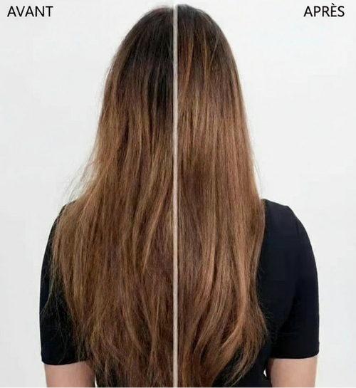 avant après bonnet en soie resultat sur les cheveux 