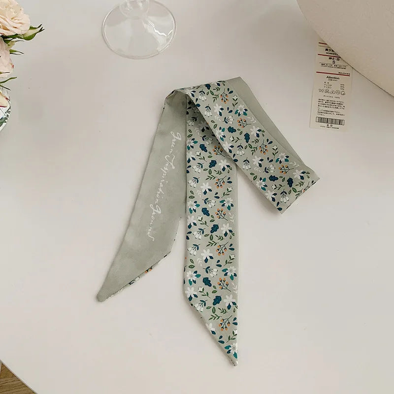 Foulard en soie accessoire beauté Gamme acidulé