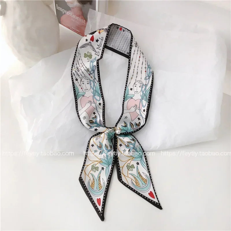 Foulard en soie l'accessoire beauté indispensable