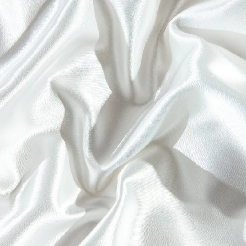 Texture de soie de mûrier naturelle très douce blanc