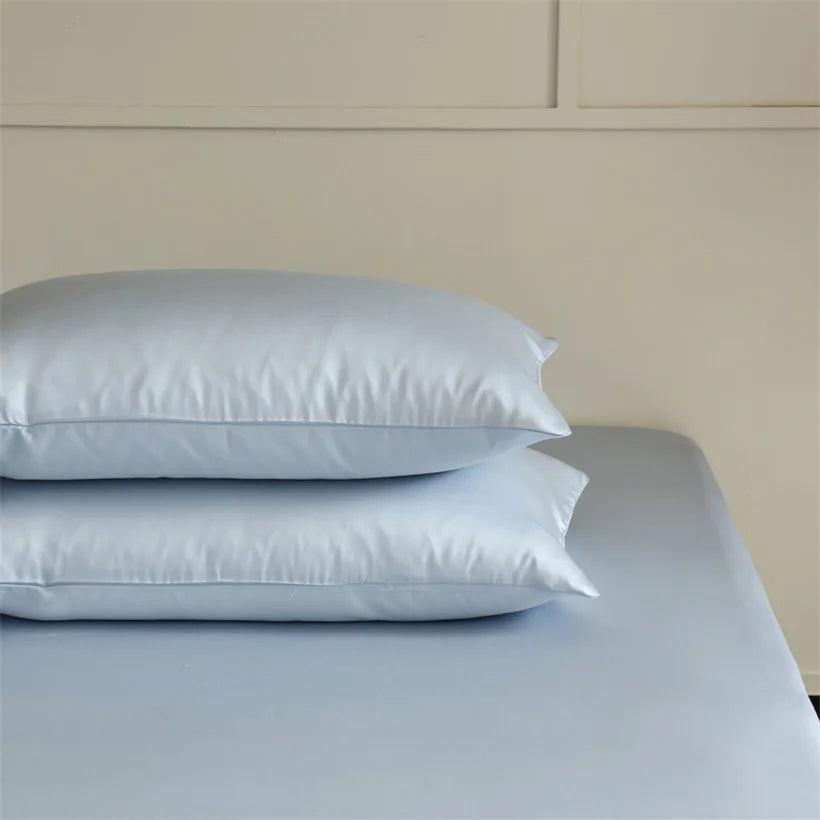 Fermeture portefeuille de la taie d’oreiller en soie de mûrier, discrète et élégante