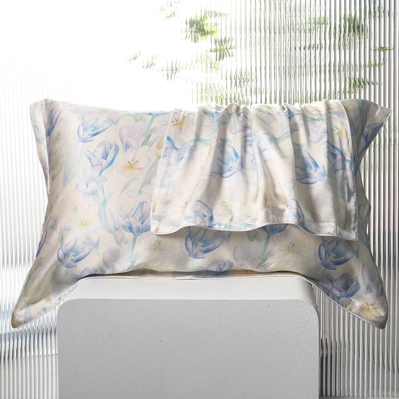 Taie d’oreiller en soie Essence et soie Soie de mûrier, 100 % Hypoallergénique eoko tex Protège la peau et les cheveux